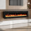 Living And Home 60 Inch Electrical Fireplace with Remote, 12 Vibrant Flame Colours 2