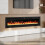 Living And Home 60 Inch Electrical Fireplace with Remote, 12 Vibrant Flame Colours 3