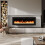 Living And Home 42 Inch Electrical Fireplace with Remote, 12 Vibrant Flame Colours 2