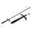 Black Polypropylene Full Contact Japanese Cross Head Only 2