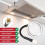 SPARES2GO Universal Cooker Hood LED Light Extractor Vent Lamp Bulb Unit (Silver, 68mm, G4) 4