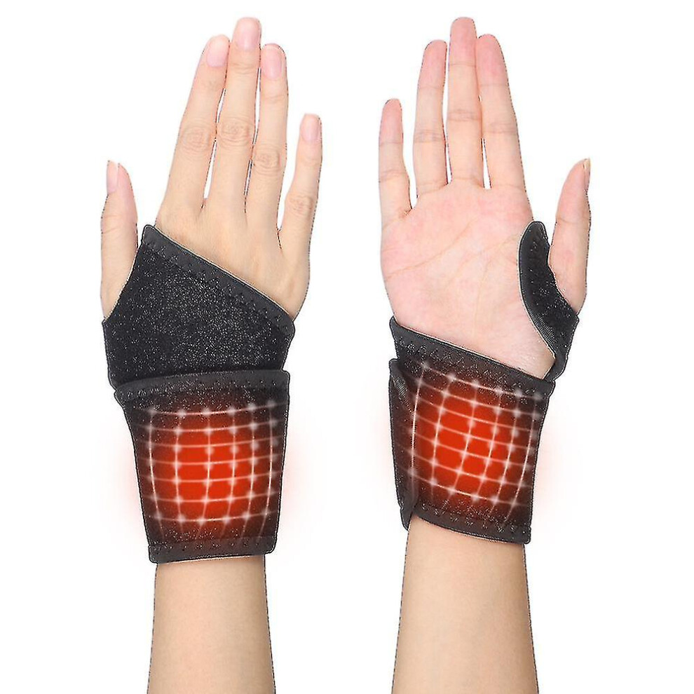 Heated Hand Wrist Brace Wrap Wrist Warmer Electric Heated Wrap for Pain Relief