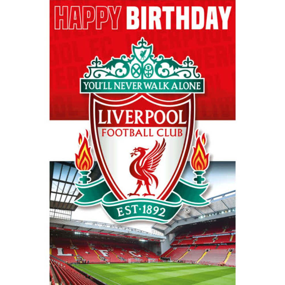 LIVERPOOL FC LENTICULAR 3D-EFFECT CARD