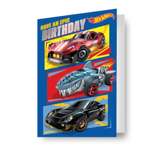 Hot Wheels HOT WHEELS LENTICULAR 3D-EFFECT CARD