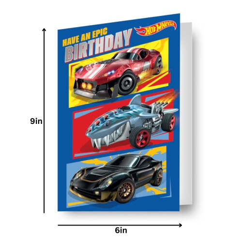 Hot Wheels HOT WHEELS LENTICULAR 3D-EFFECT CARD 2