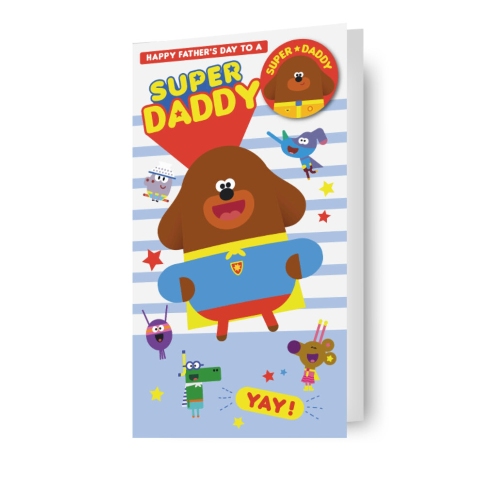 HEY DUGGEE 'SUPER DADDY' FATHER'S DAY CARD