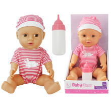 (Pink) Feeding Baby Doll with Bottle Pretend Play Dolly