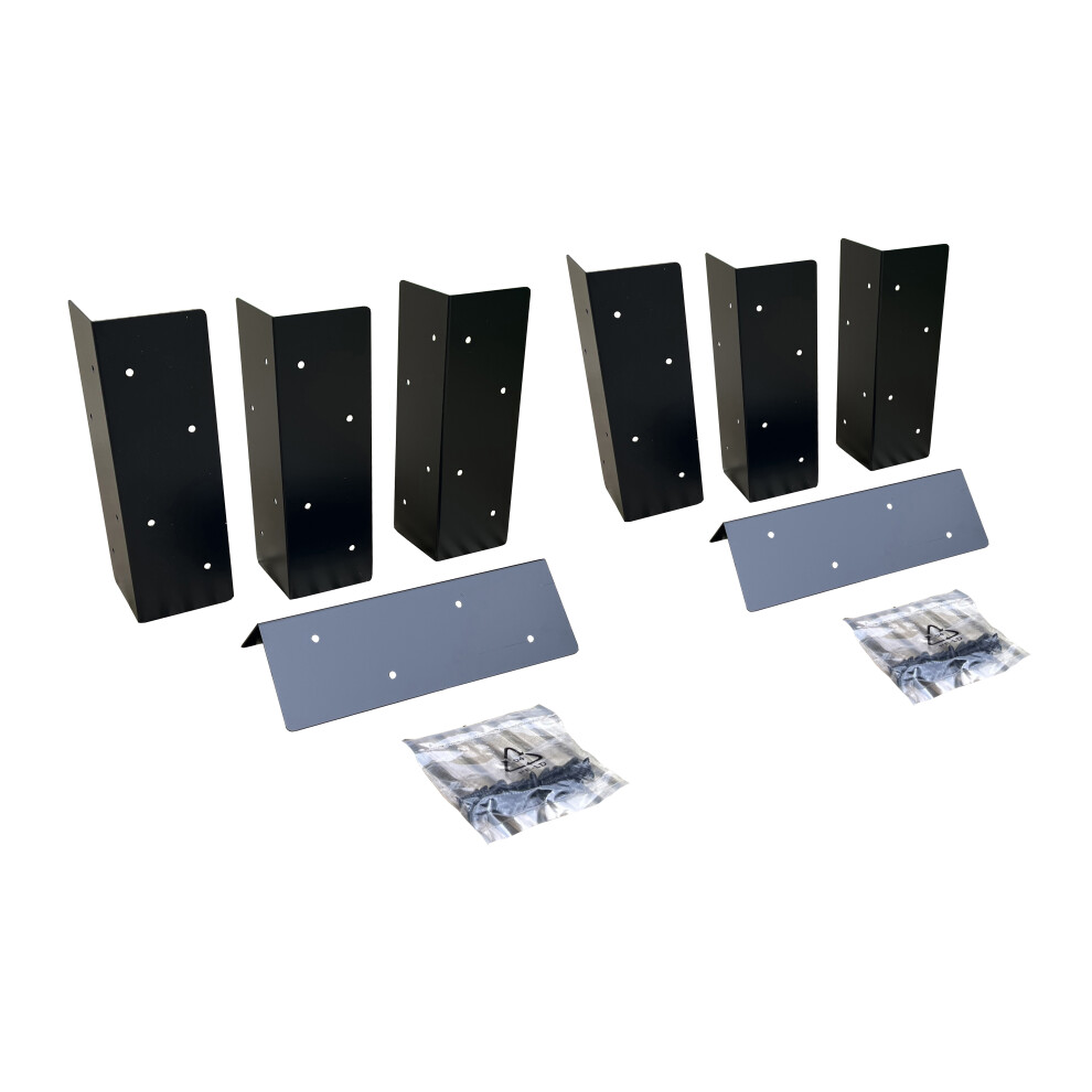 Metal Raised Vegetable Bed Corner Brackets (Pack of 8)