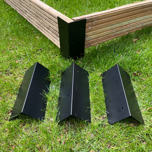 Selections Metal Raised Vegetable Bed Corner Brackets (Pack of 8) 2