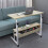 Ergonomic Adjustable Portable Rolling Bedside Work Breakfast Laptop Tray Table Desk Station 1