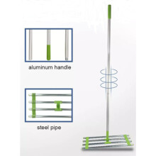 Aluminium/Steel Top Soil Grass Compost Bark Spreader Rake Garden Lawn Backyard Landscaping Rake