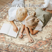 (80 x 150 cm (2 ft 6 in x 5 ft)_Large Floor Mat Runner Rug) Large Rugs Anti Slip Living Room Traditional Rug