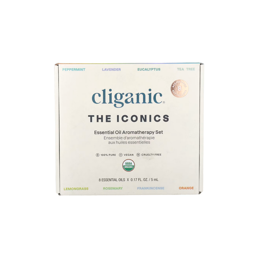 Cliganic, Essential Oils, Aromatherapy Set, 8 Piece Set