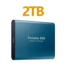 ( Blue 2TB) External Hard Drive Portable Shockproof Mobile SSD