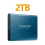 ( Blue 2TB) External Hard Drive Portable Shockproof Mobile SSD 1