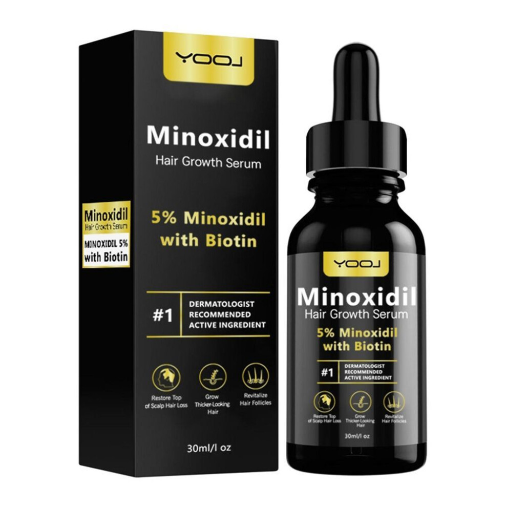 (as the picture) 5% Minoxidil Hair Growth  For Men And Women - Infused With Biotin, Niacinamide And Panthenol