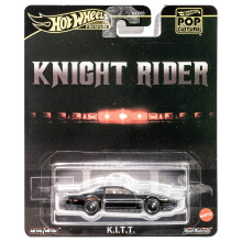 Hot Wheels Supercar K.I.T.T. Knight Rider Kitt - Die Cast 1:64 Escala - Longitud 7 cm - JBL71 - Serie Pop Culture