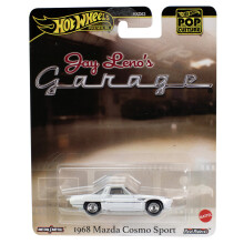 Hot Wheels Jay Leno's Garage Car Model 1968 Mazda Cosmo Sport - Die Cast Scale 1:64 - Longitud 7 cm - JBL66 - Serie de cultura pop