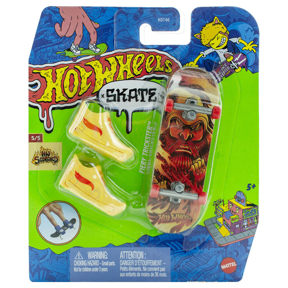 Hot Wheels Skate Single Board - Fiery Trickster - HW Scorched 5/5