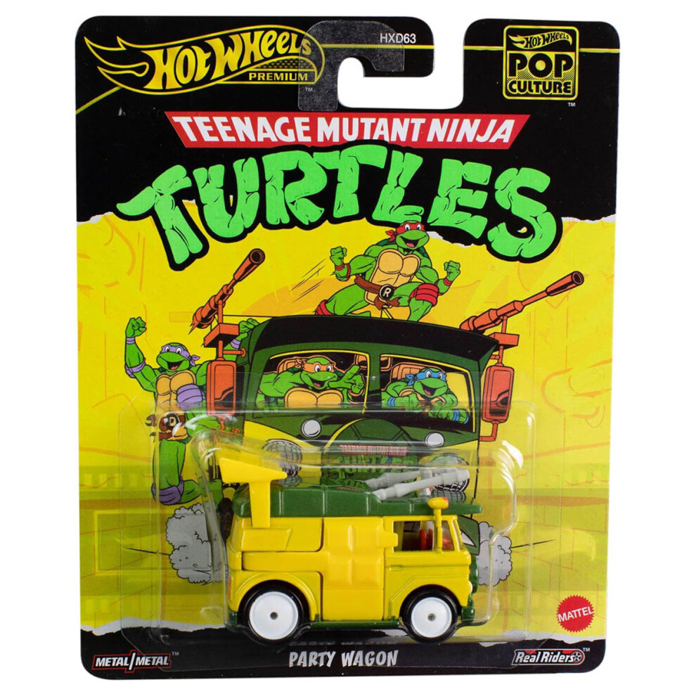 Mattel Hot Wheels Pop Culture - Tmnt Party Wagon