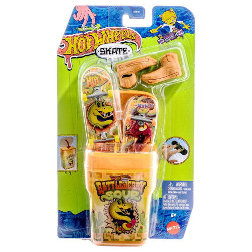 Mattel Hot Wheels Skate Rattleberry Sour Gum Container