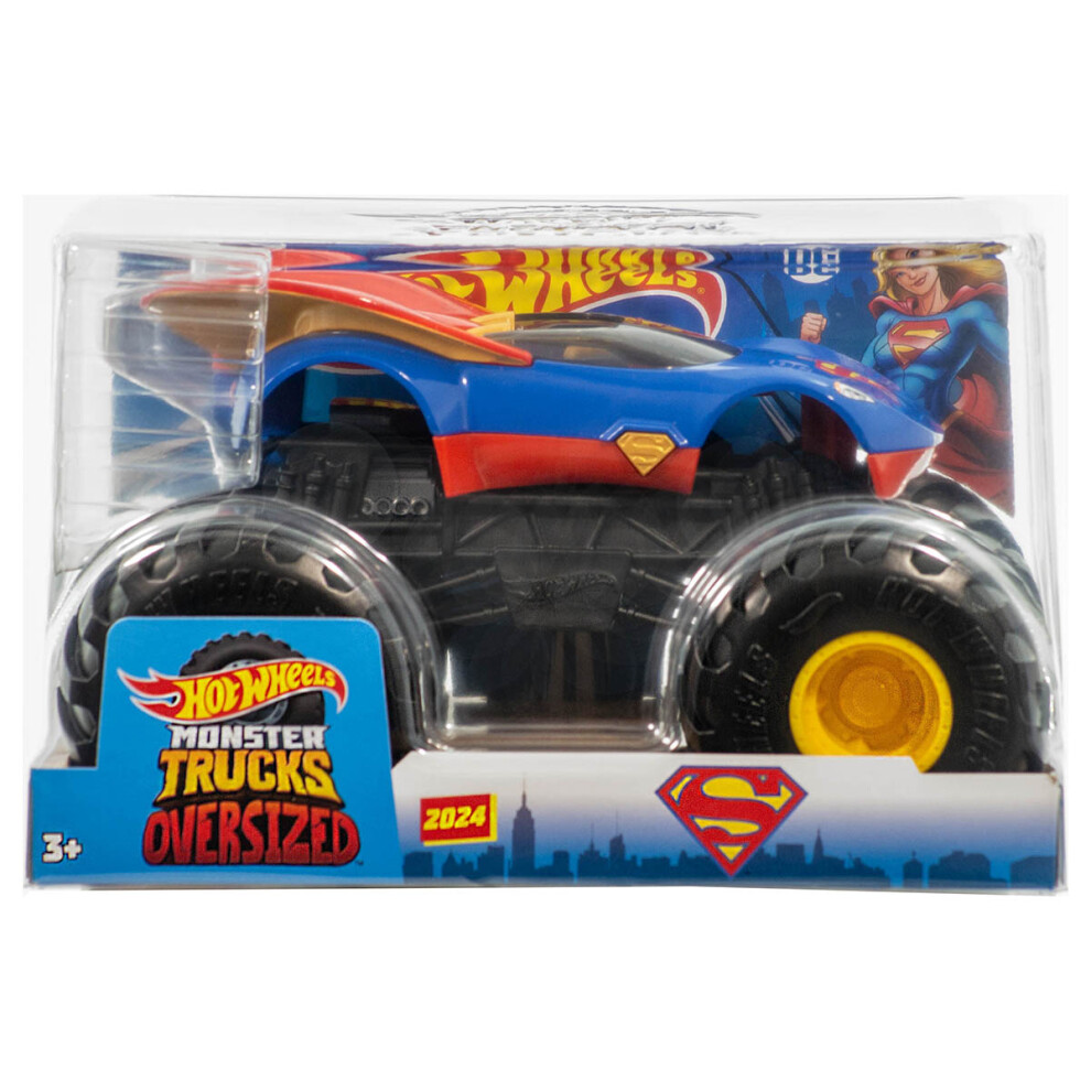 Hot Wheels - Monster Trucks Oversized Die Cast Superman-image-OPC-PFXYWVZ-NEW