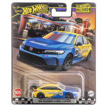 Hot Wheels Premium Boulevard '24 Honda Civic Type-R 1:64 Skala Diecast #95 Spoon Sports Model