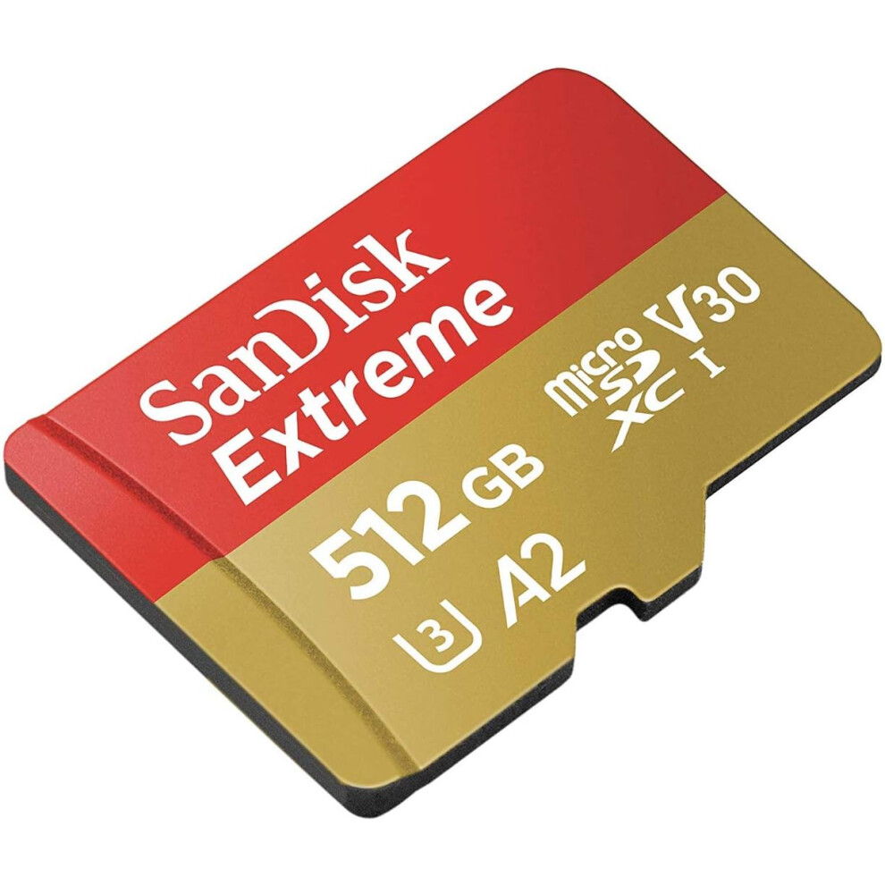 Sandisk microSDXC Extreme (Gaming) (512GB, SDSQXAV-512G-GN6XN)