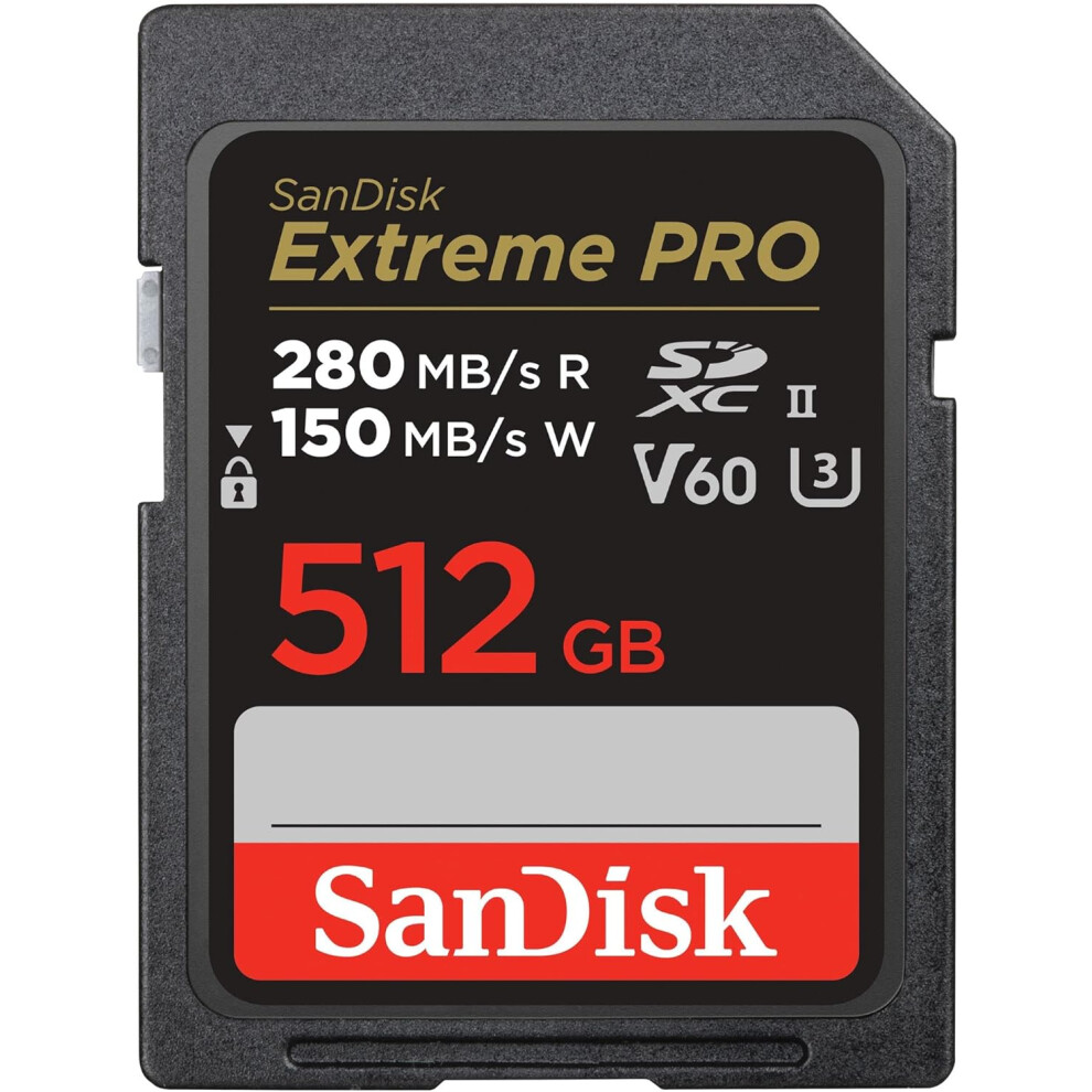 Sandisk Extreme Pro SDXC UHS-II (512GB, SDSDXEP-512G-GN4IN)