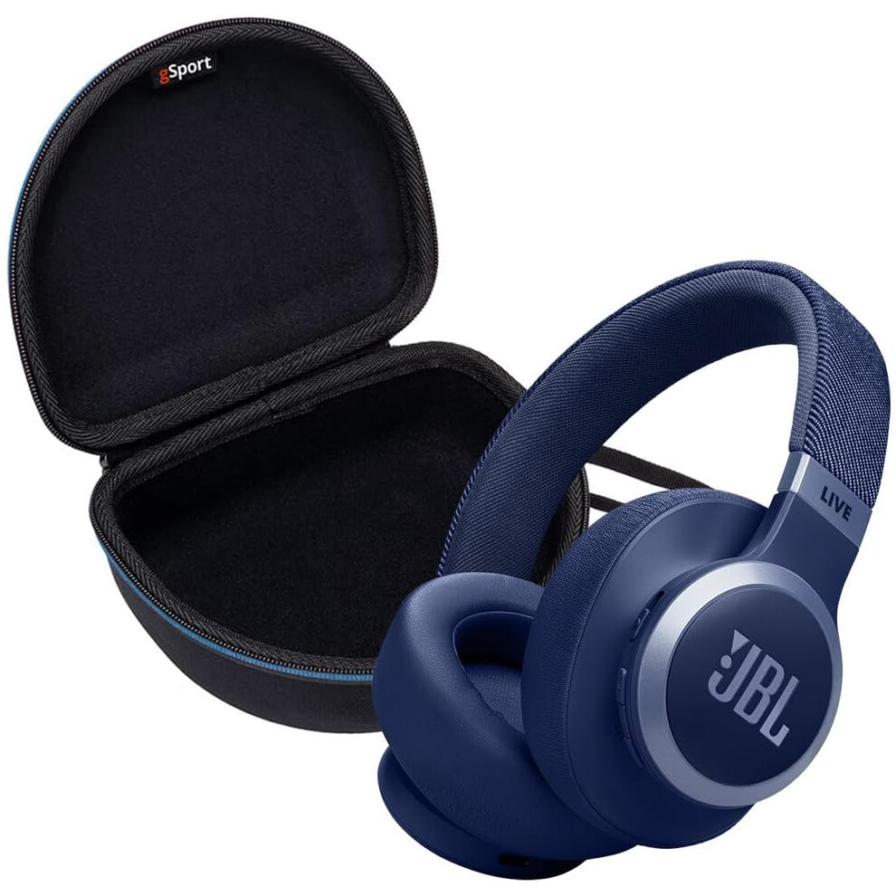 JBL Live 770NC Noise Cancelling Headphones (Blue)