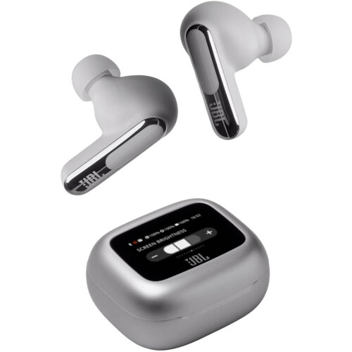 JBL JBL Live Beam 3 True Wireless ANC In-ear Earbuds True Wireless Earbuds (Silver)