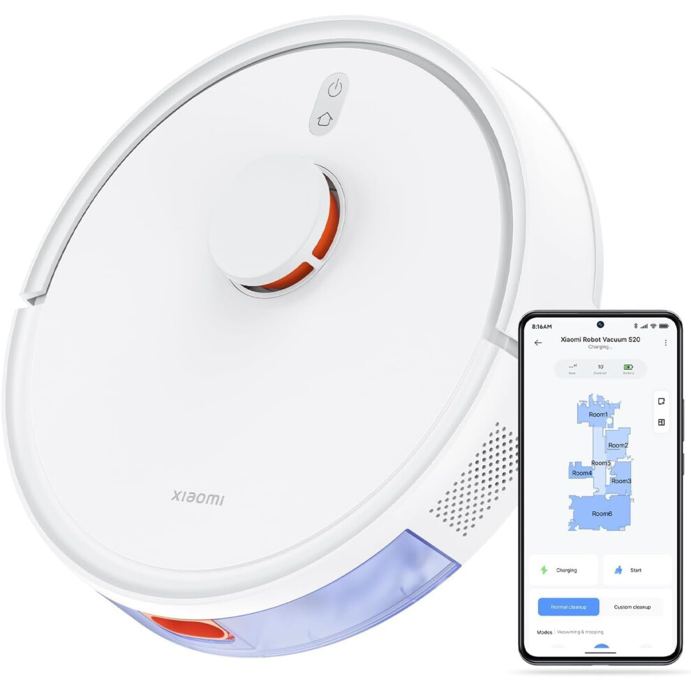 Xiaomi Robot Vacuum S20 (D106) (, Bhr8645gb) White