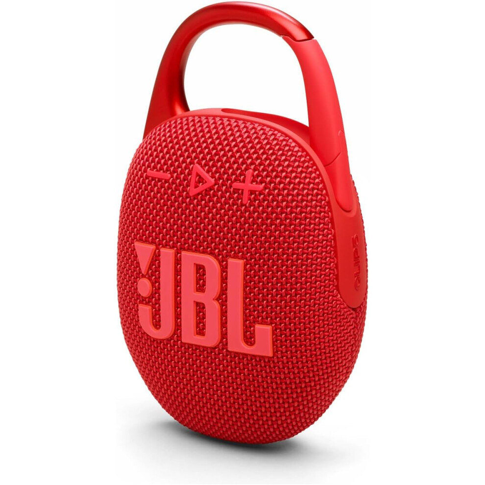 JBL Clip 5 Portable Bluetooth Speaker (Red)