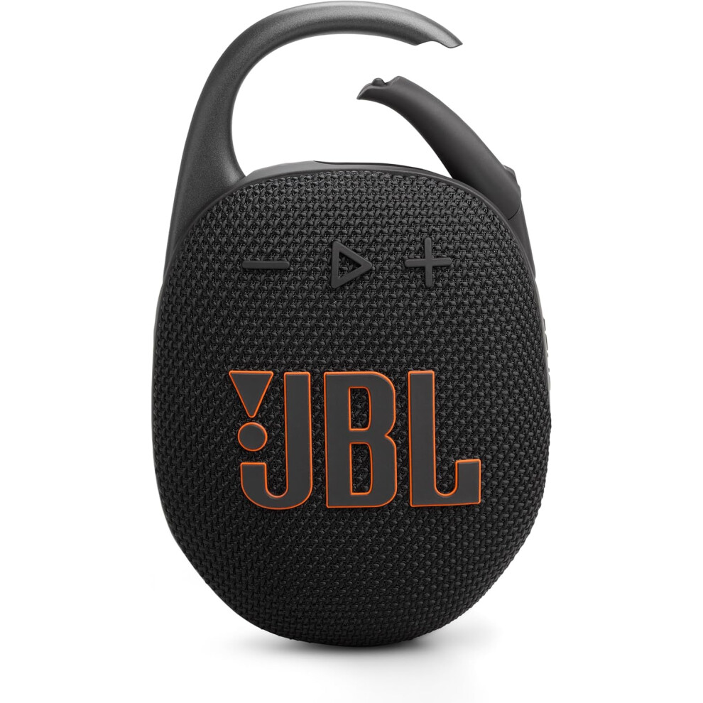 JBL Clip 5 Portable Bluetooth Speaker (Funky Black)