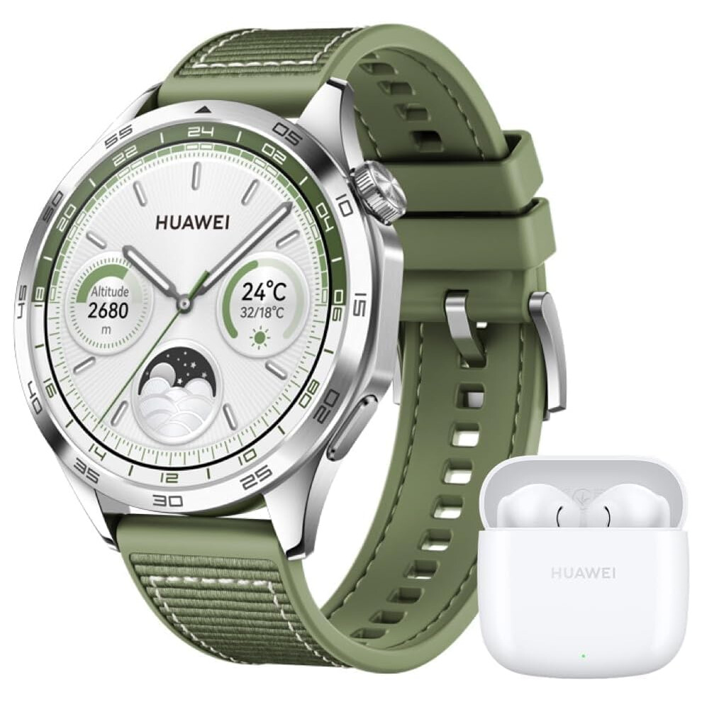 Huawei Watch GT 4 (Green Woven, 46mm)