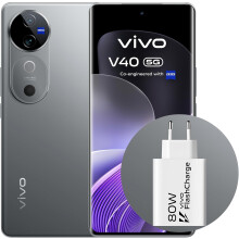 Vivo V40 V2348 (International/CN) (512GB+12GB, Stellar Silver (Titanium Grey))