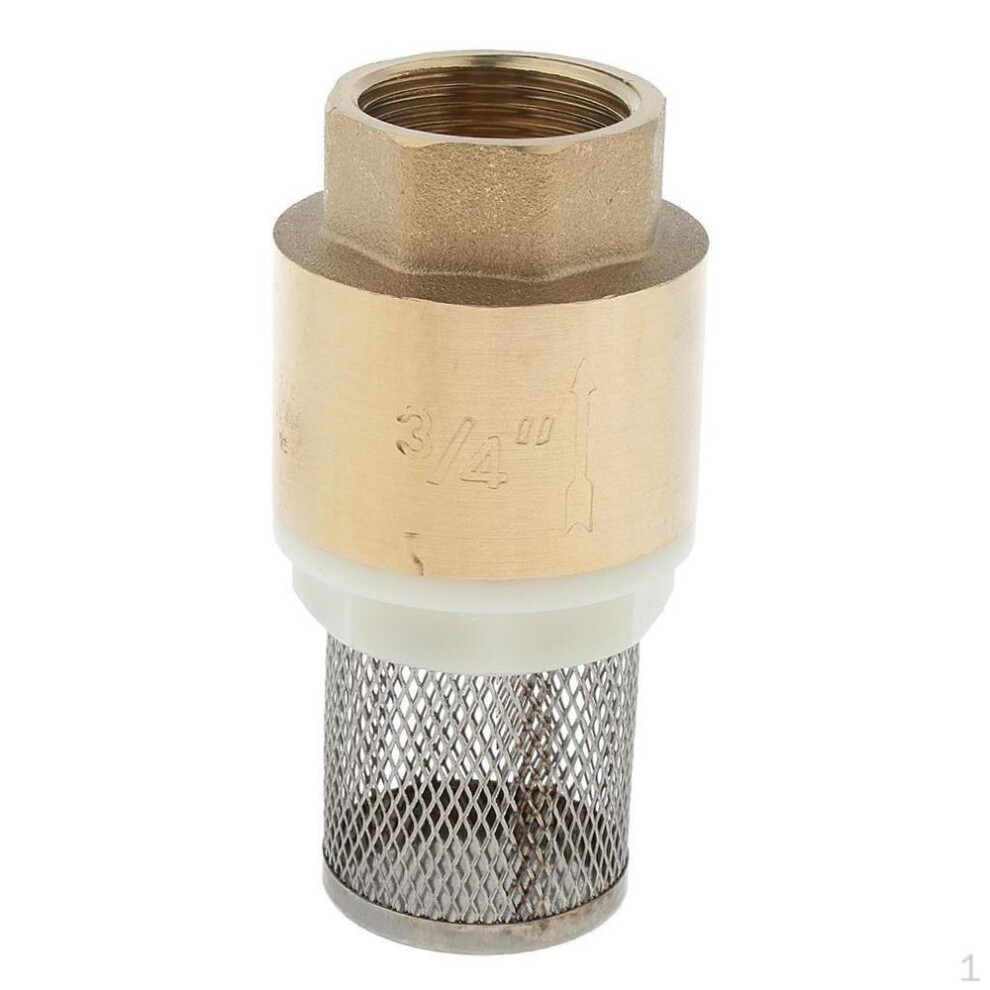 3/4&apos;&apos; Solid Brass Valve Water Gas Non- with Strainer