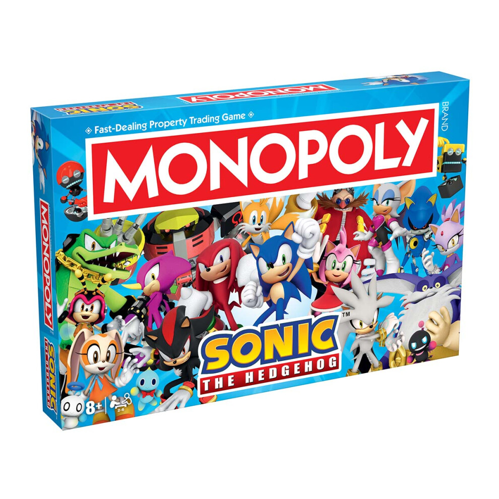Monopoly Sonic The Hedgehog Board Game