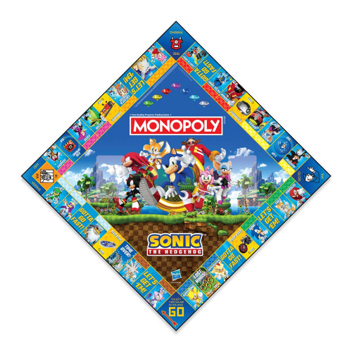 Monopoly Sonic the Hedgehog Monopoly Board Game 2
