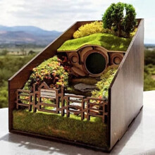 Bilbo Baggins Buchstütze Dekorative hölzerne Buchstütze Heimdekoration Geschenk für Kind