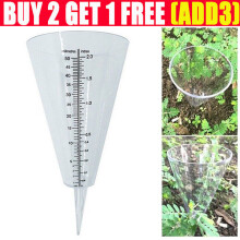 Cone Rain Gauge Measurement Ground Precipitation Garden Rainfall Measuring