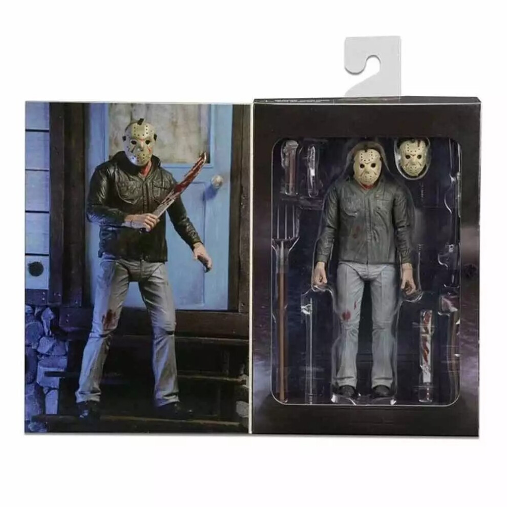 Mdsrjone Neca Friday The 13Th Part Iii 3D Jason Voorhees Ultimate 7" Action Figure Toys