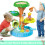 Beach Tree Sand And Water Table Beach Play Activity Set Indoor Outdoor Summer Garden Toys Sand Pit Water table for Children 1