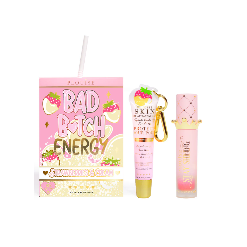 P Louise Bad B*tch Energy Lip Duo Strawberries and Cream