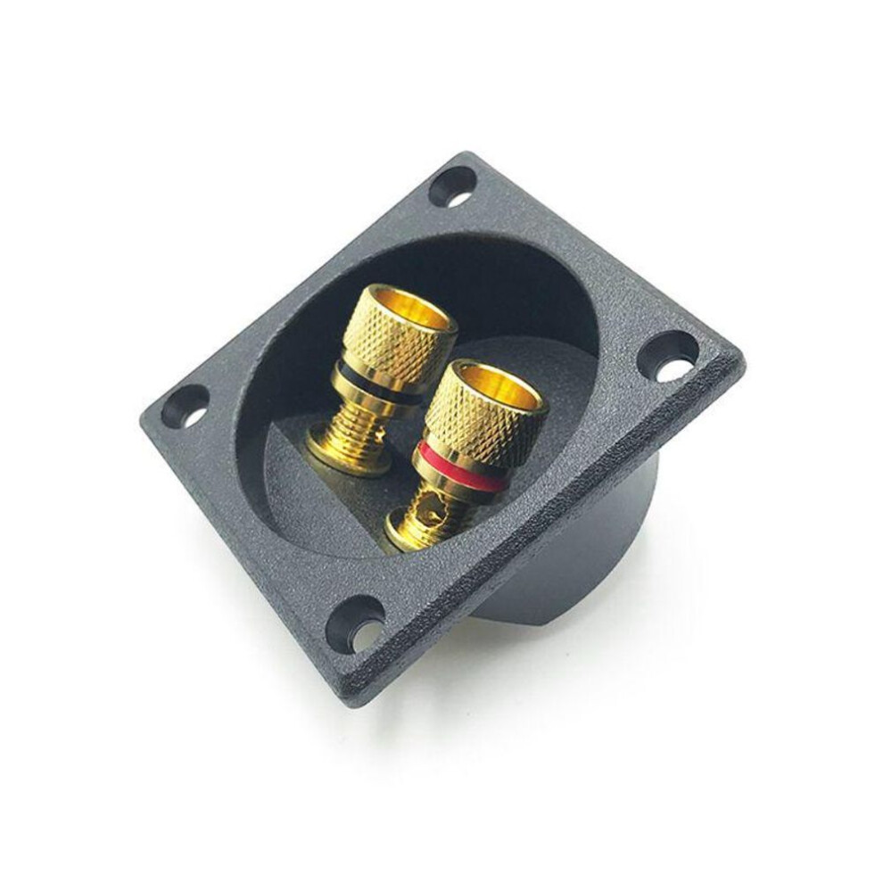 2 Way Speaker Box Terminal Binding Post Cup Diy Home Car Stereo Screw Cup Connectors Subwoofer Plugs