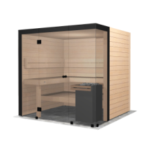 Harvia Block Saunas HSSHB2020ALD | Block sauna cabin 2000 x 2000 x 2100