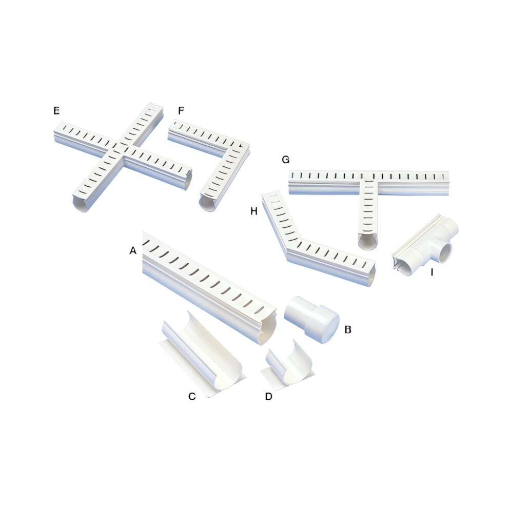 Certikin Drainage Channel DR4312P | Drainage Channel Downspout 1.5 inch (I)
