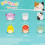 Squishmallows Squishmallows Micromallows 2.5" Plush 6-Pack (Connor, Cailey, Cole etc) 2