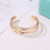 (Golden) Multi-Layer Cuff Bracelet Statement Jewelry Bangle 4