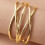 (Golden) Multi-Layer Cuff Bracelet Statement Jewelry Bangle 1